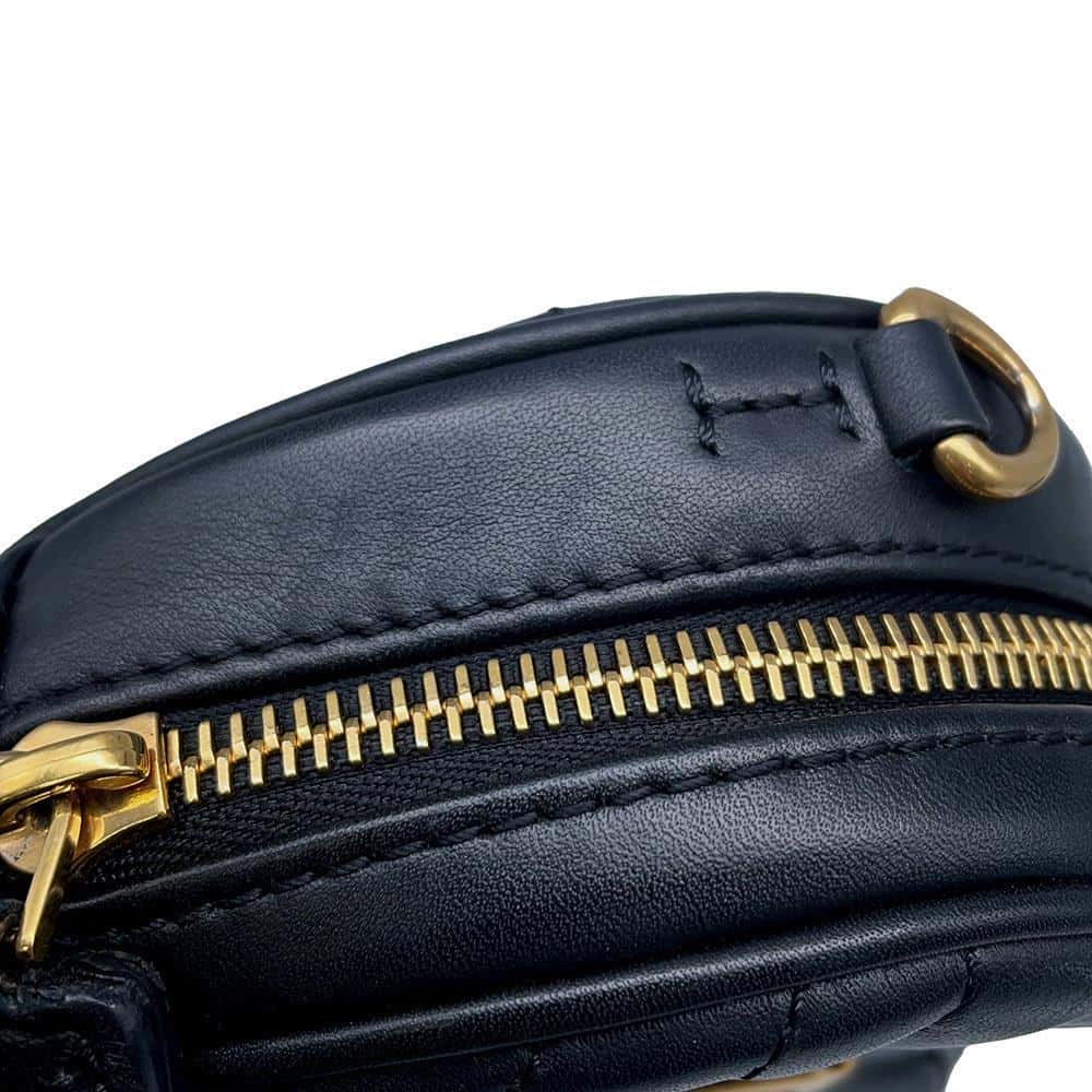 LOUIS VUITTON New Wave Heart Bag NoirM52796 Calf Leather