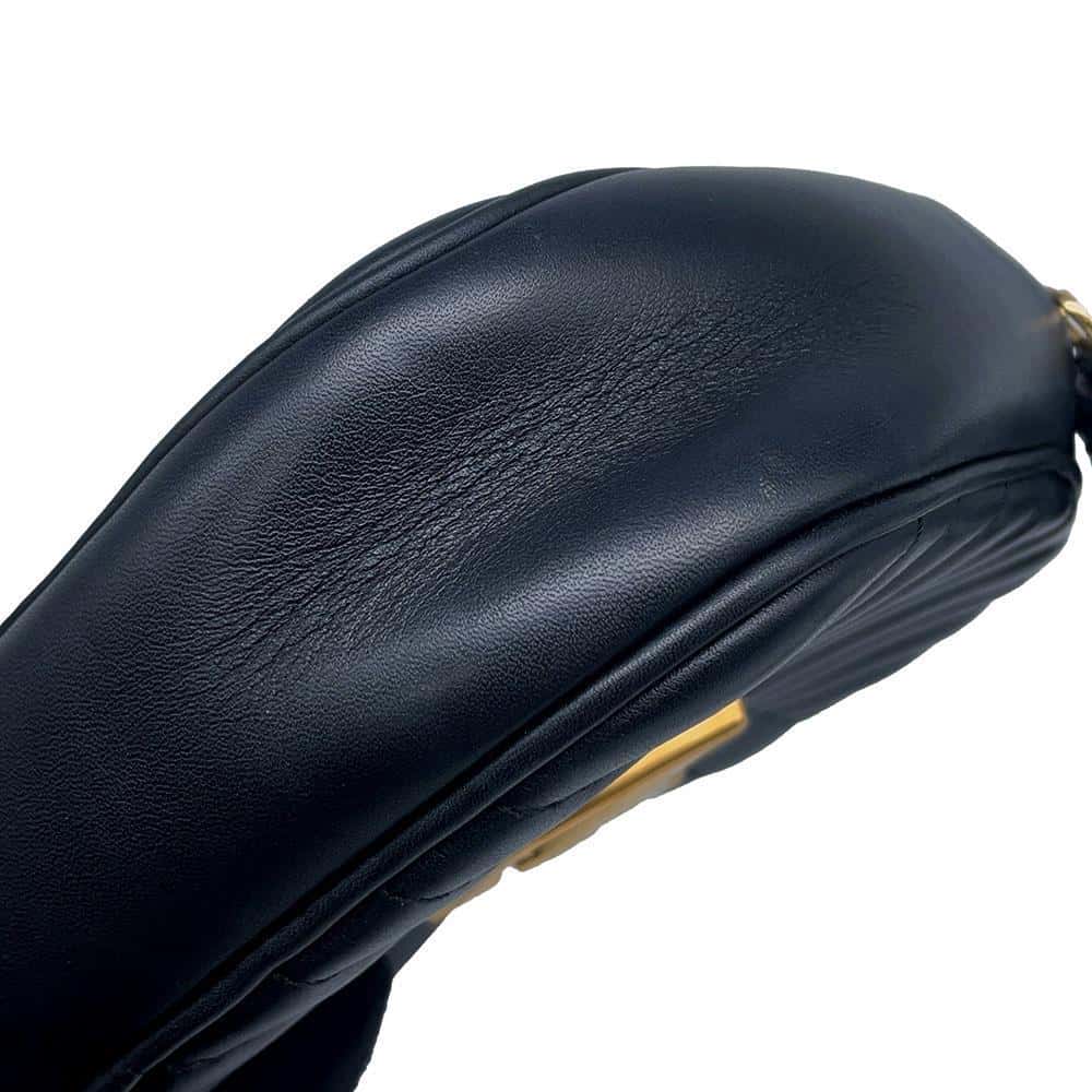 LOUIS VUITTON New Wave Heart Bag NoirM52796 Calf Leather