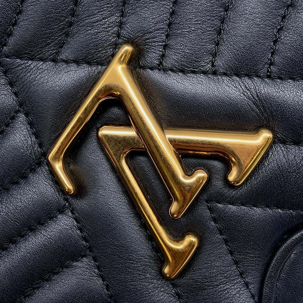 LOUIS VUITTON New Wave Heart Bag NoirM52796 Calf Leather