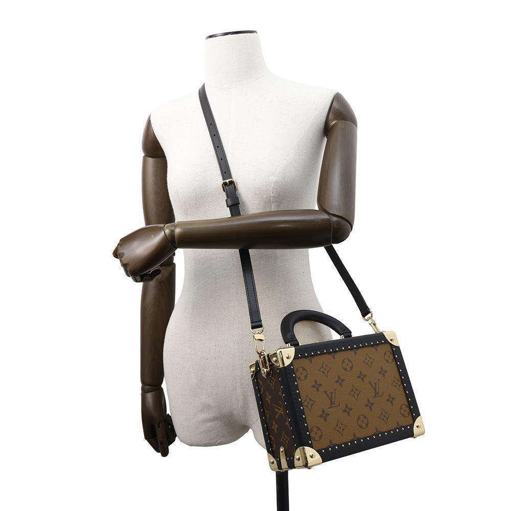 LOUIS VUITTON Petite Vallees NoirM47164 Monogram Reverse Canvas