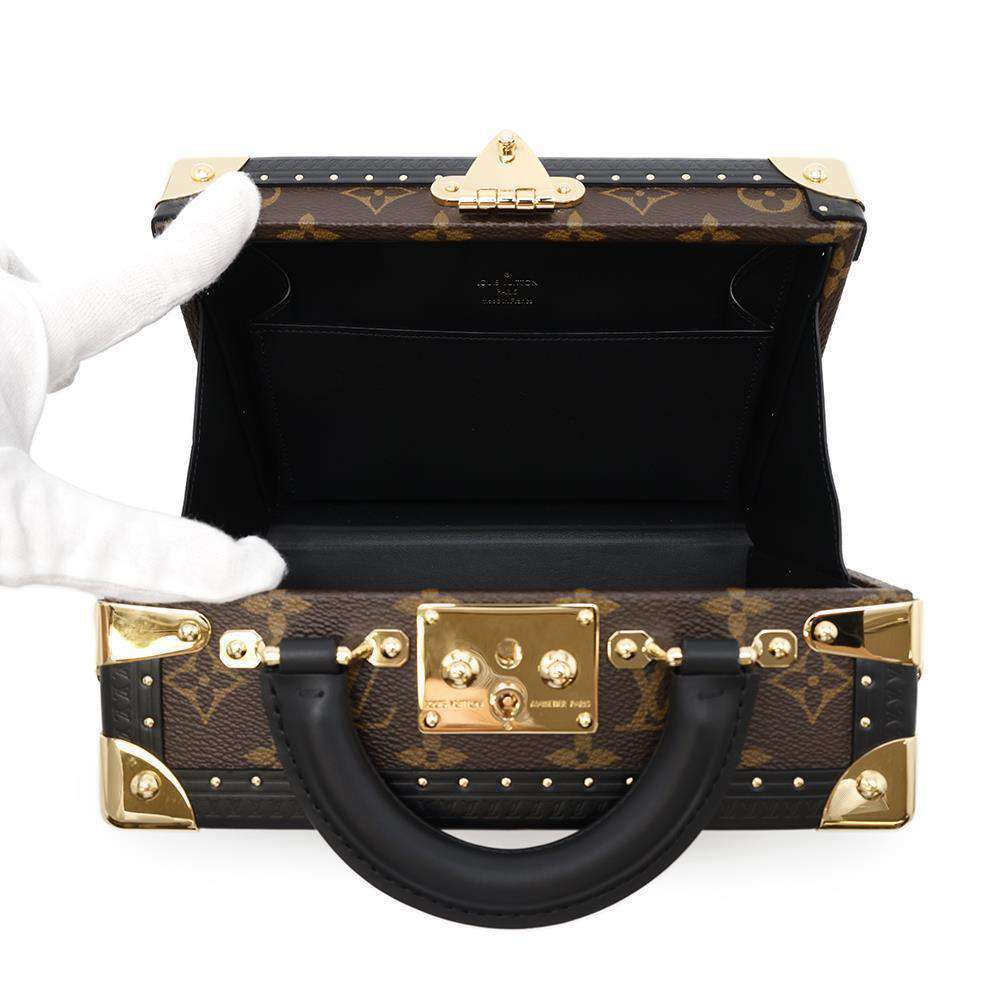 LOUIS VUITTON Petite Vallees NoirM47164 Monogram Reverse Canvas
