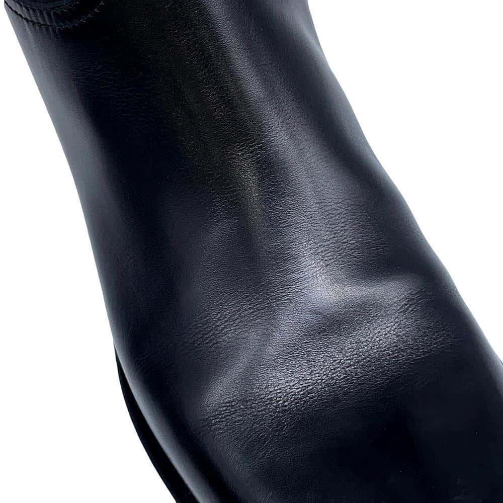 PRADA Long Boots Black1W175M Leather Size 38