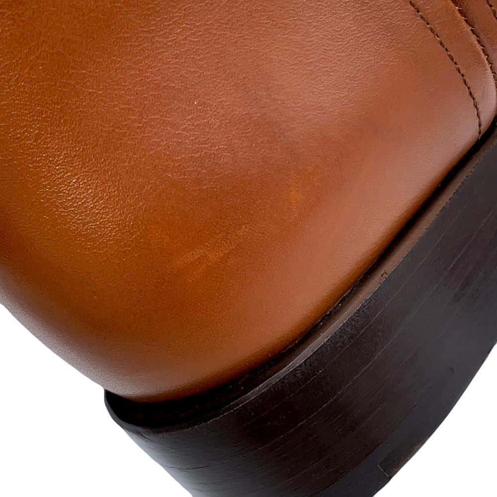 PRADA Knee-high boots Brown1W175M Leather Size 38