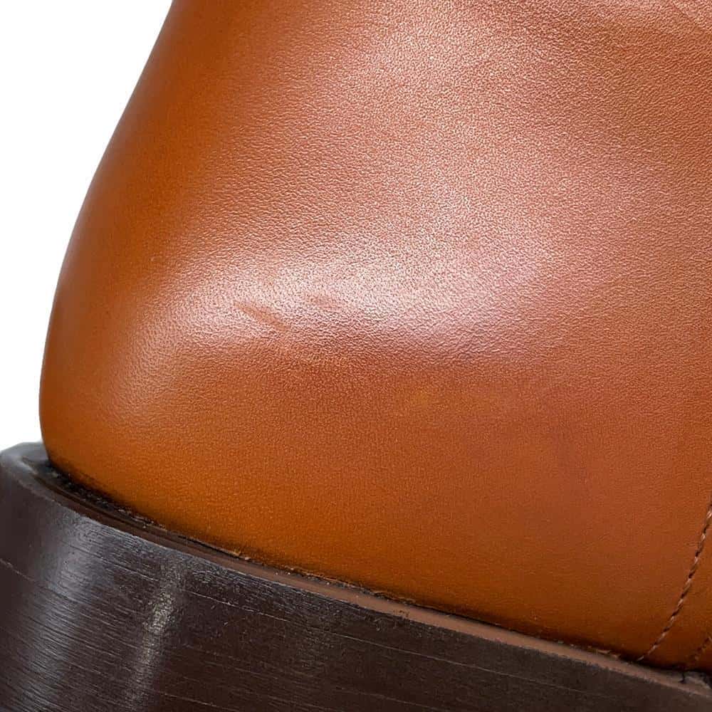 PRADA Knee-high boots Brown1W175M Leather Size 38