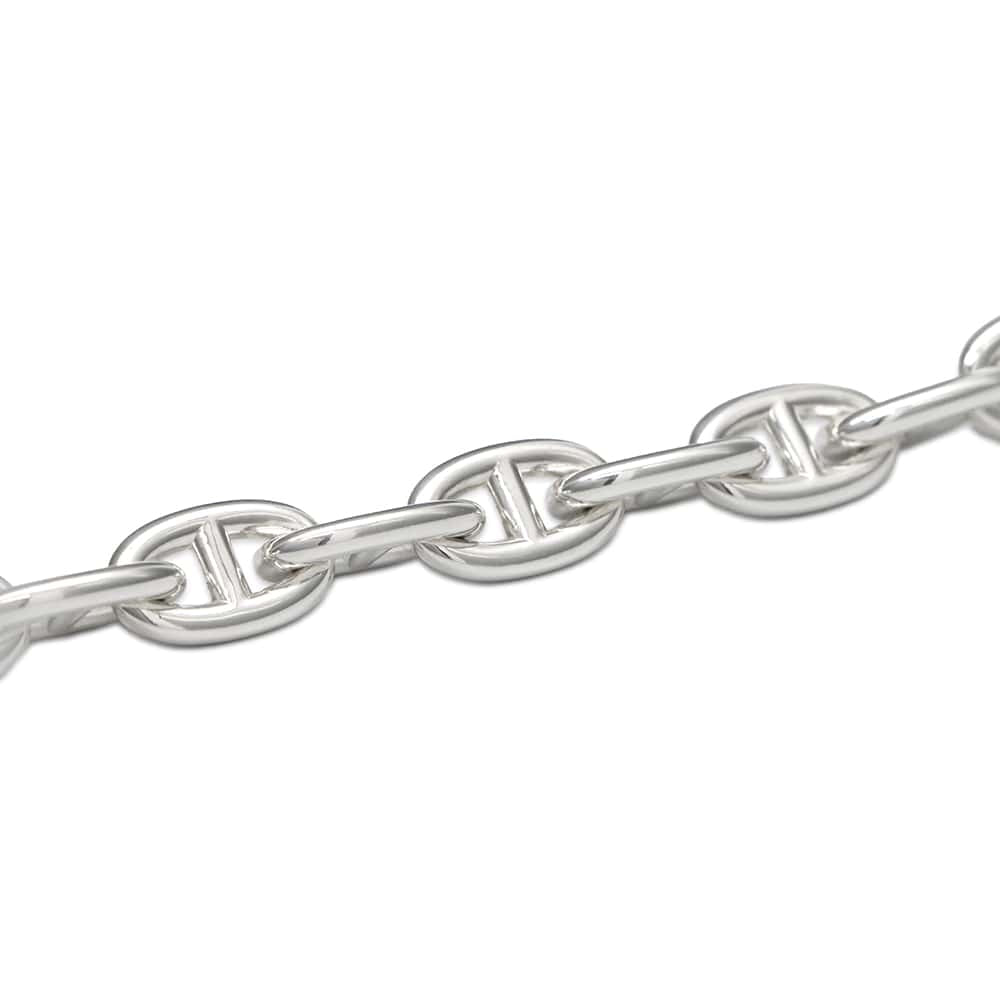 HERMES Chaine d'Ancre Bracelet 15 frames Size MM SV925