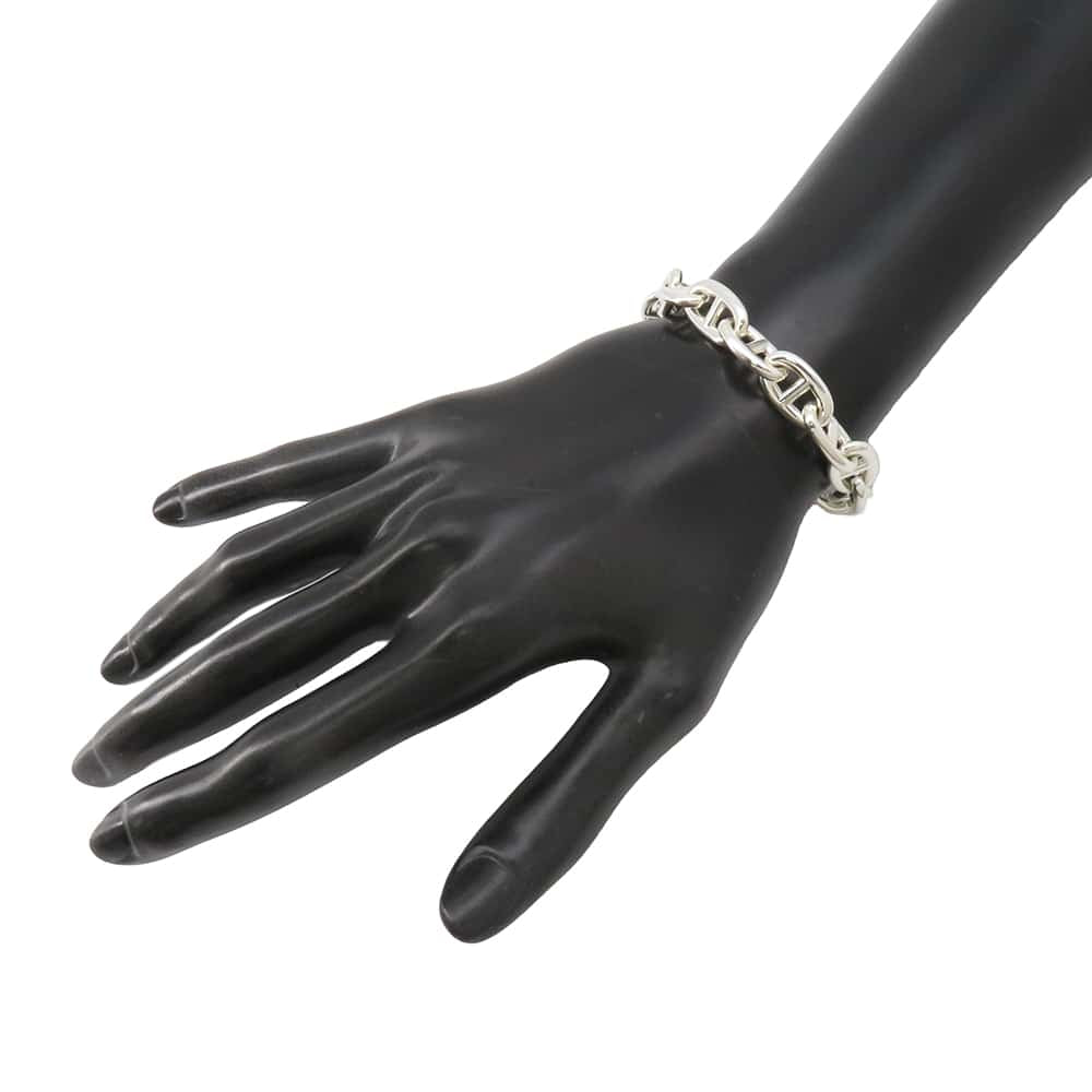 HERMES Chaine d'Ancre Bracelet 15 frames Size MM SV925