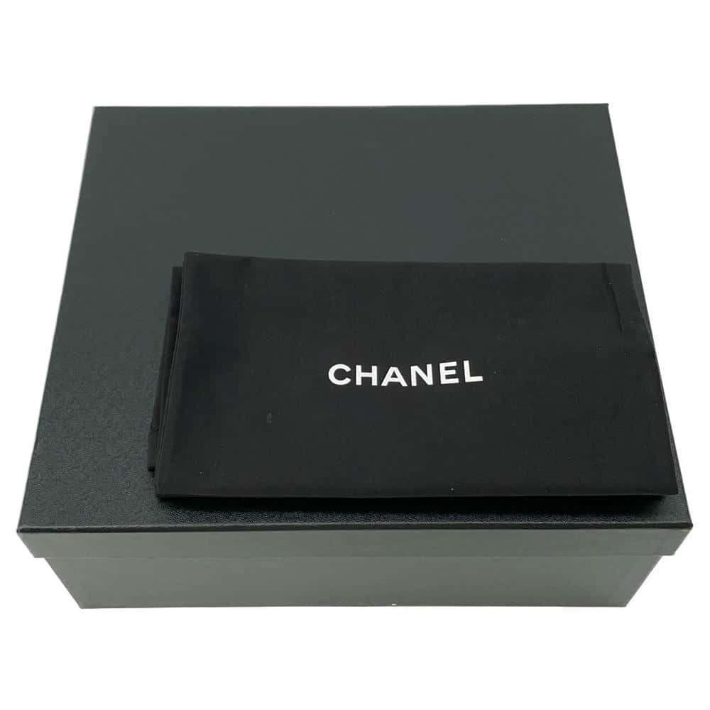 CHANEL CC logo loafers BlueG45142 Denim Size 36 1/2C