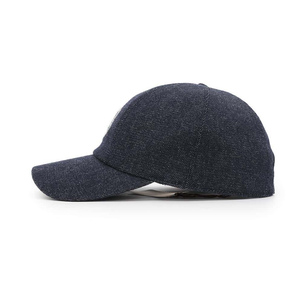 HERMES Cap 《Serena》 Size 57 Navy Cashmere100%