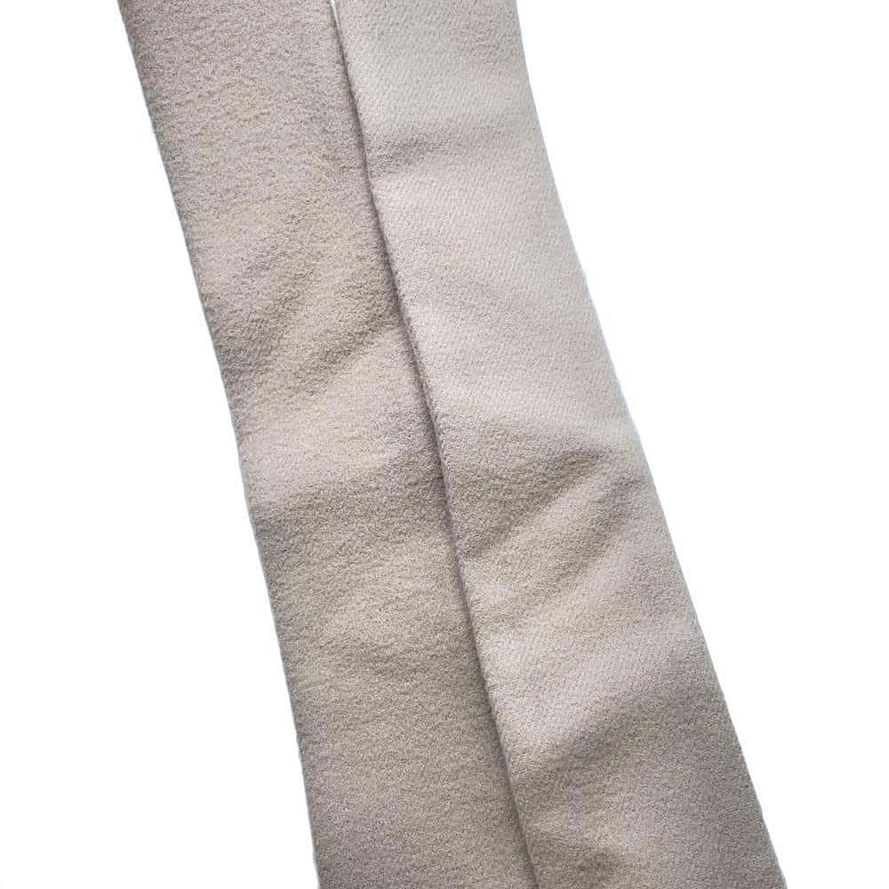 HERMES Chaine d'Ancre Coat Size 36 Light Gray Wool 100%