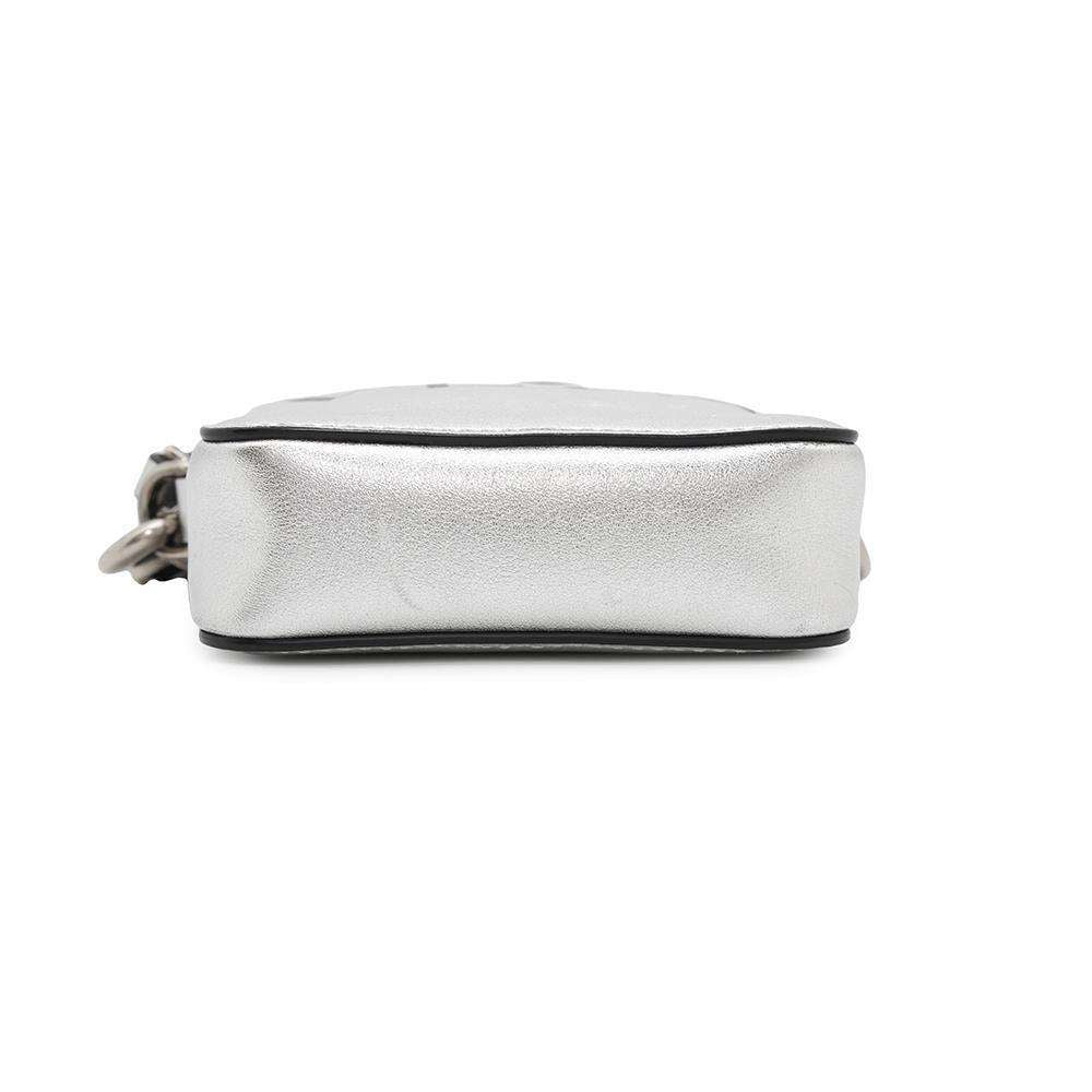 Valentino Garavani VLTN Shoulder Bag Silver5Y2B0943 Leather