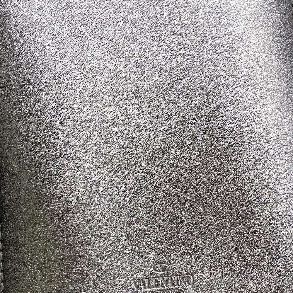 Valentino Garavani VLTN Shoulder Bag Silver5Y2B0943 Leather