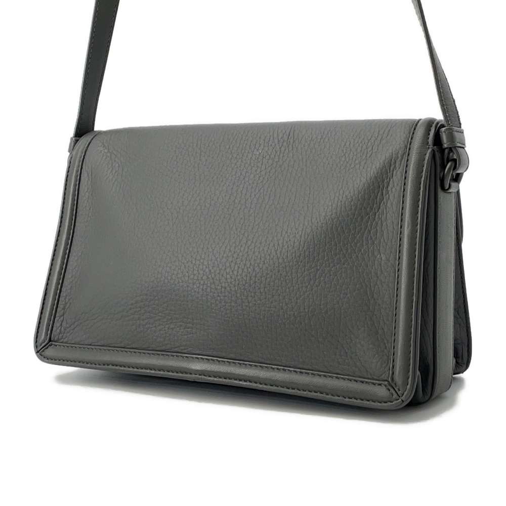 Bottega Veneta INTRECCIATOShoulder Bag Khaki Leather