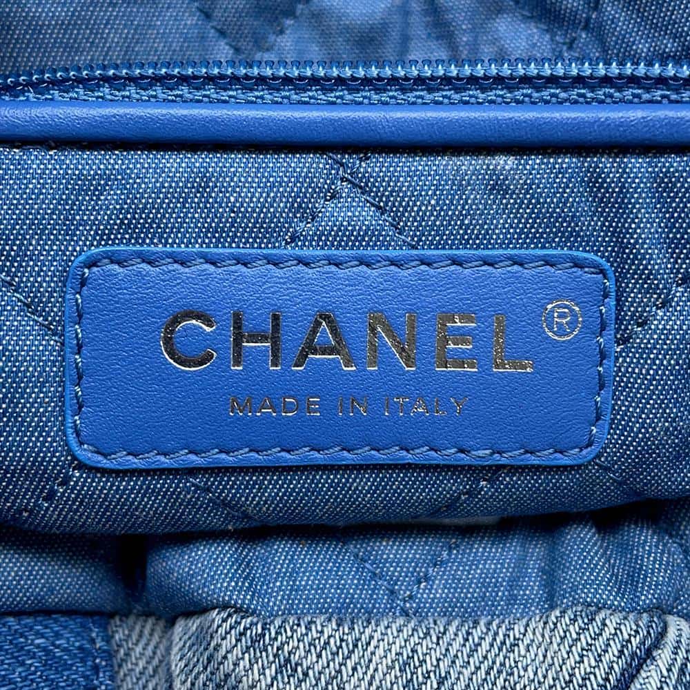 CHANEL CHANEL22 Backpack BlueAS3859 Denim
