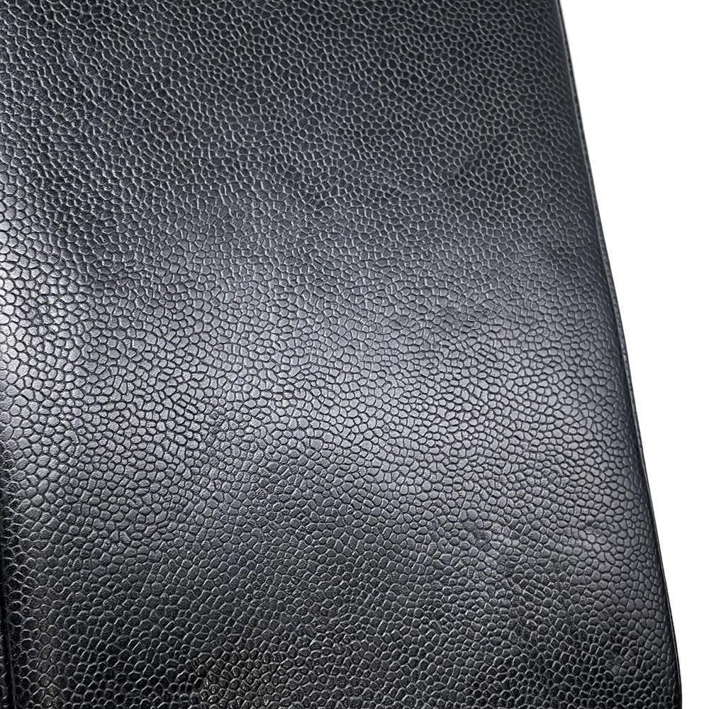 CHANEL Medallion Tote BlackA01804 Caviar Leather