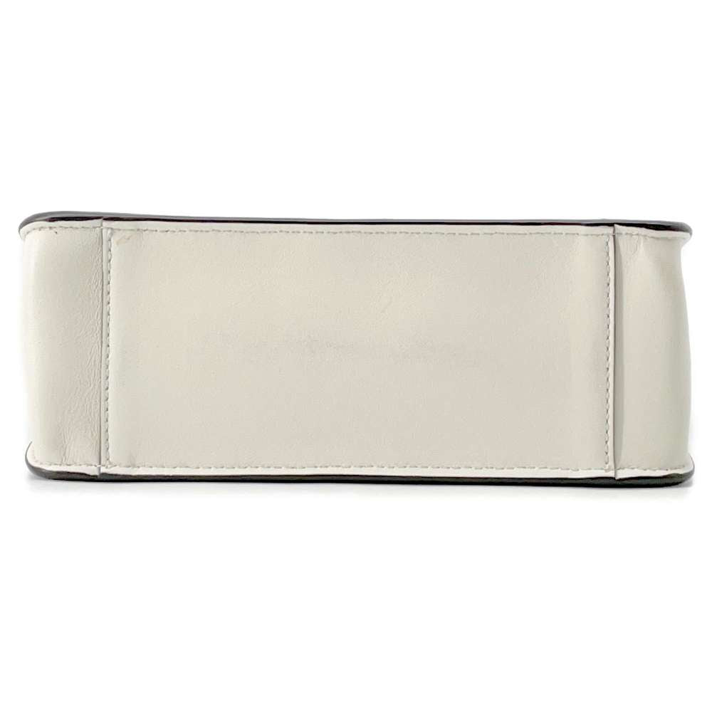 FENDI Flip Small White8BT306 Leather