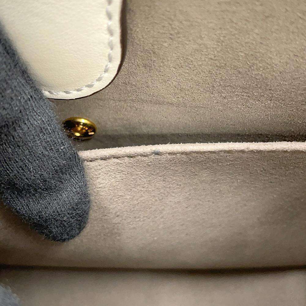FENDI Flip Small White8BT306 Leather