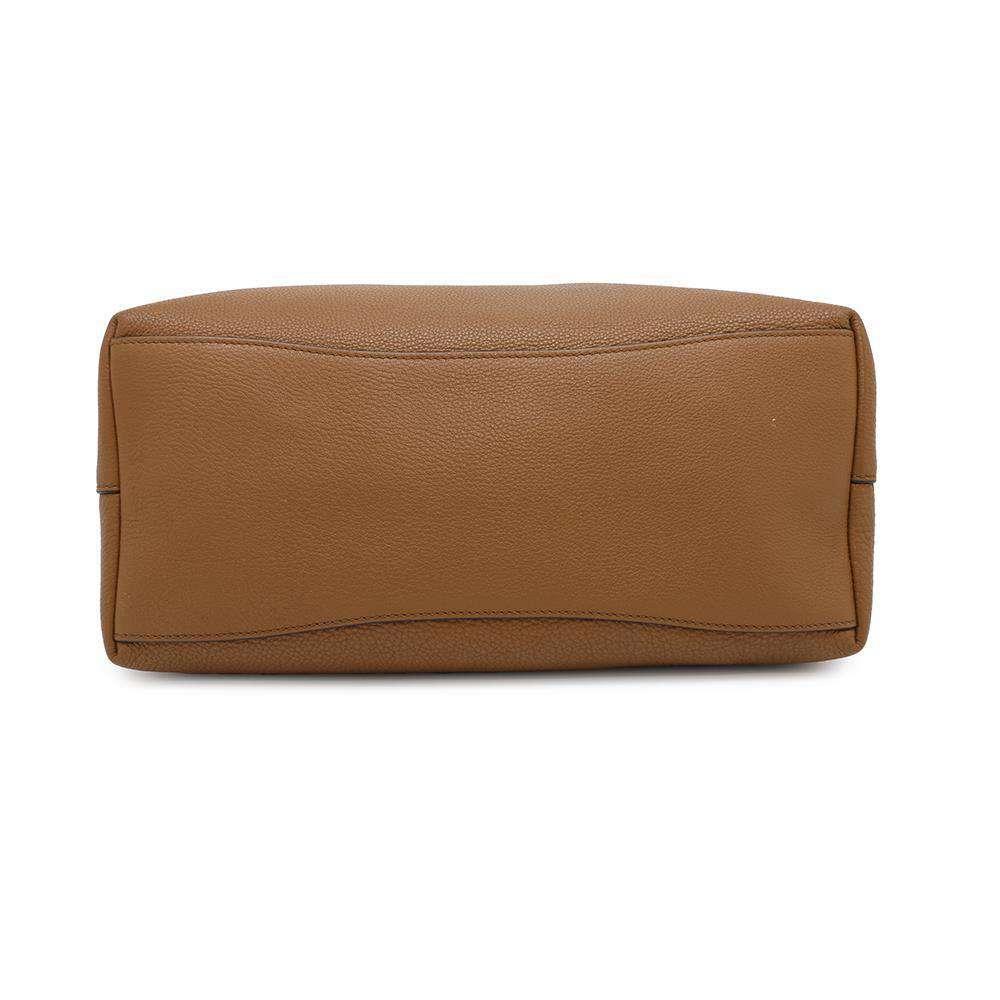 PRADA Logo One Shoulder Bag Brown1BC051 Leather