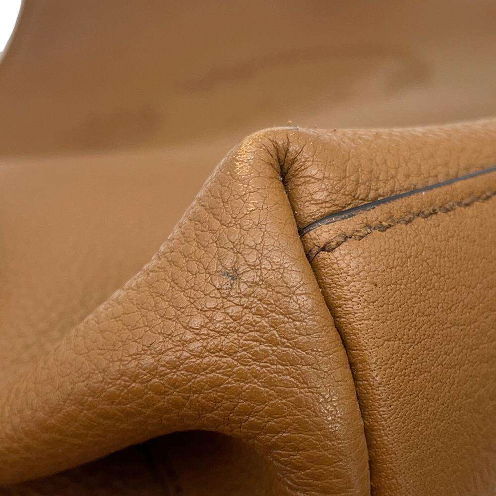 PRADA Logo One Shoulder Bag Brown1BC051 Leather