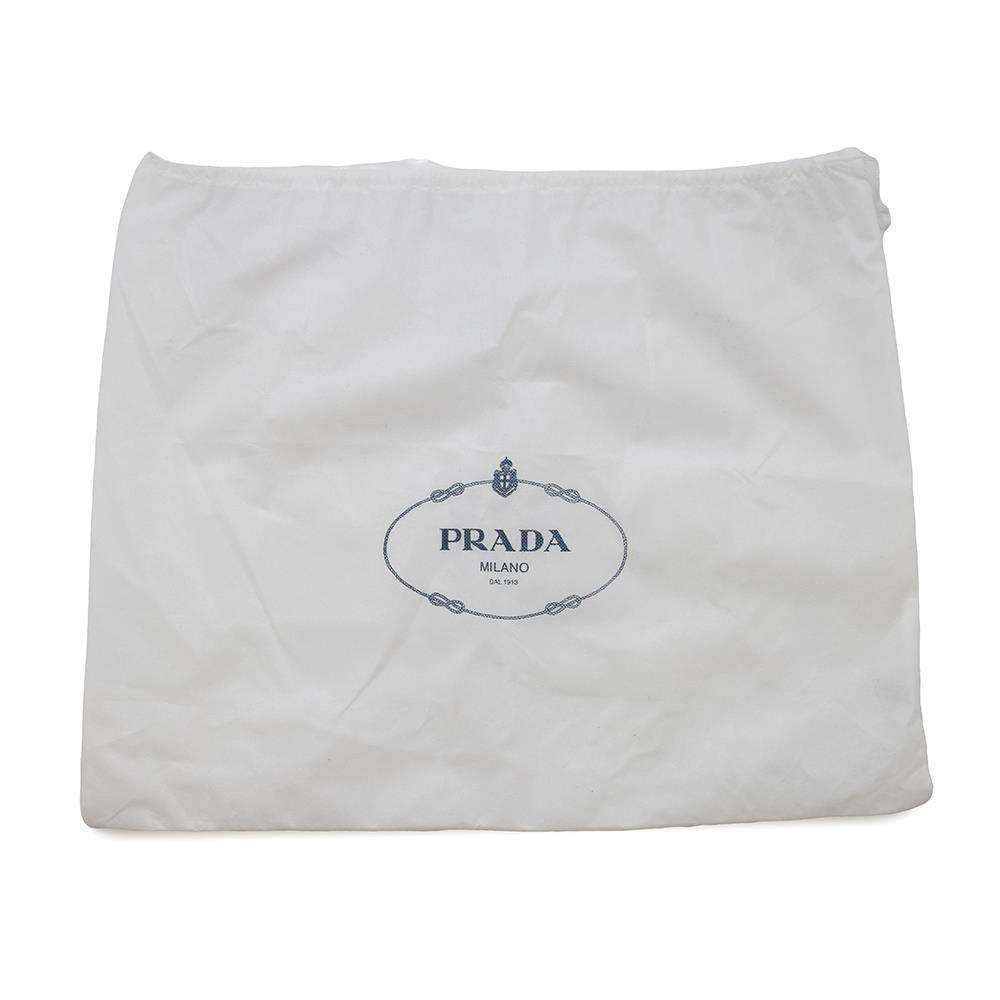 PRADA Logo One Shoulder Bag Brown1BC051 Leather