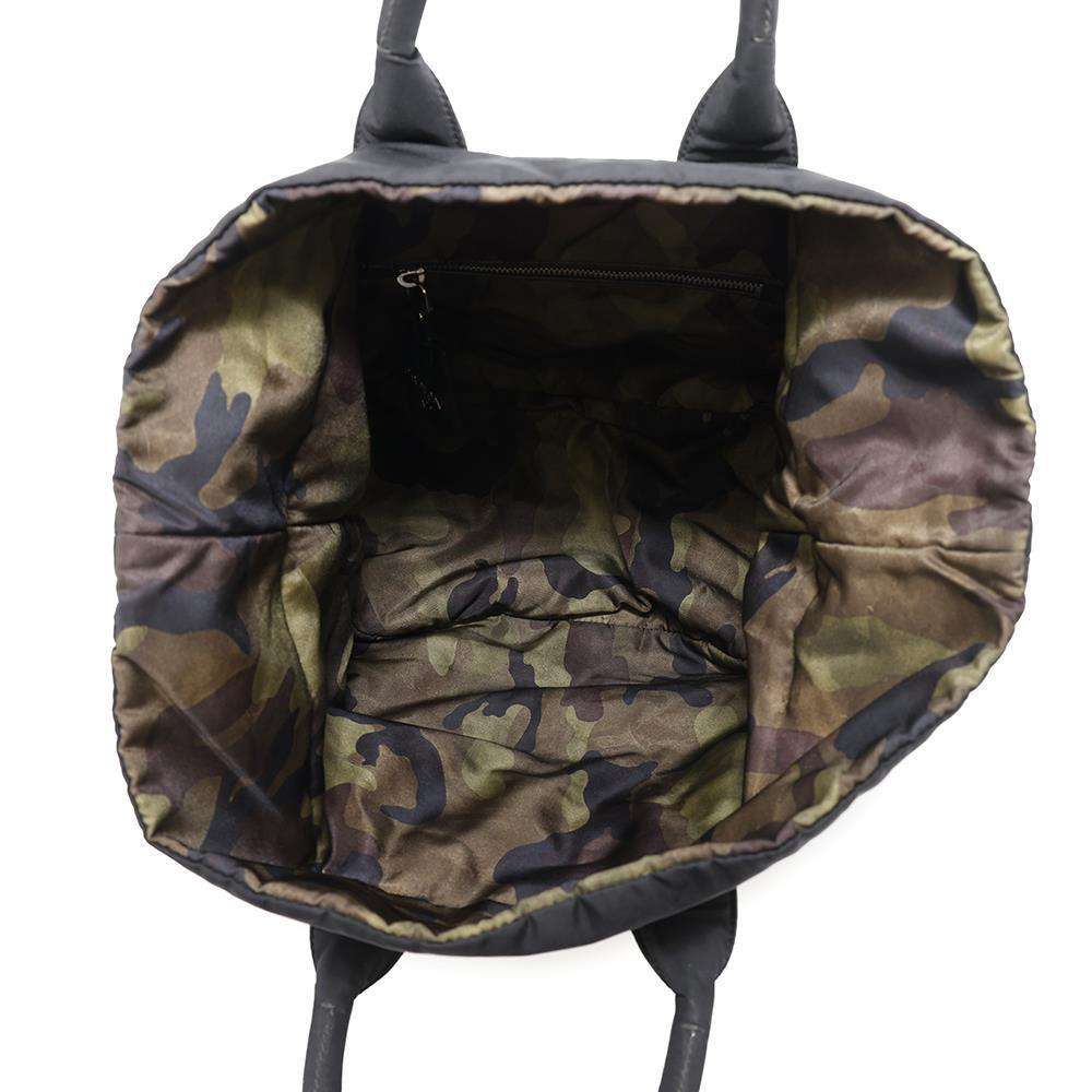 PRADA Camouflage 2WAY Handbag Black/GreenBR4521 Nylon