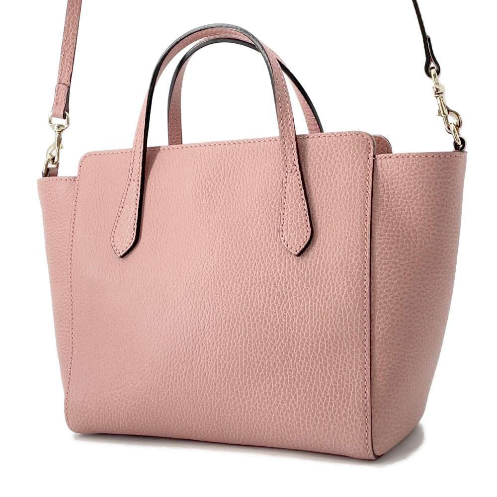 GUCCI Swing Mini Handbag Pink368827 Leather