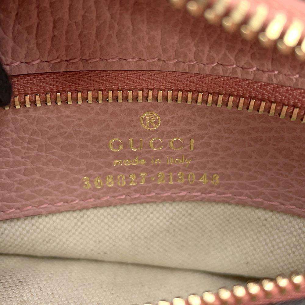 GUCCI Swing Mini Handbag Pink368827 Leather
