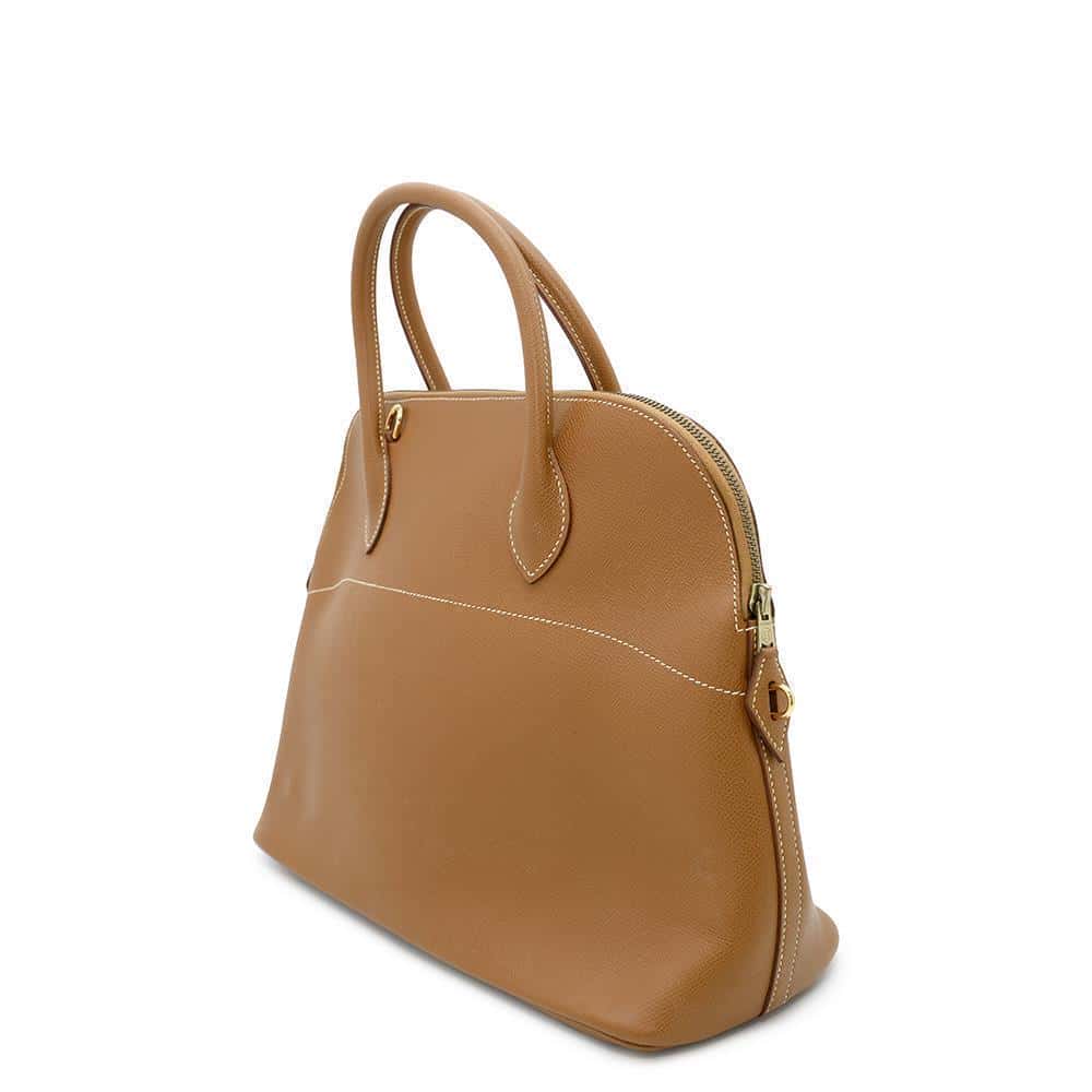 HERMES Bolide Gold Courchevel Size 35