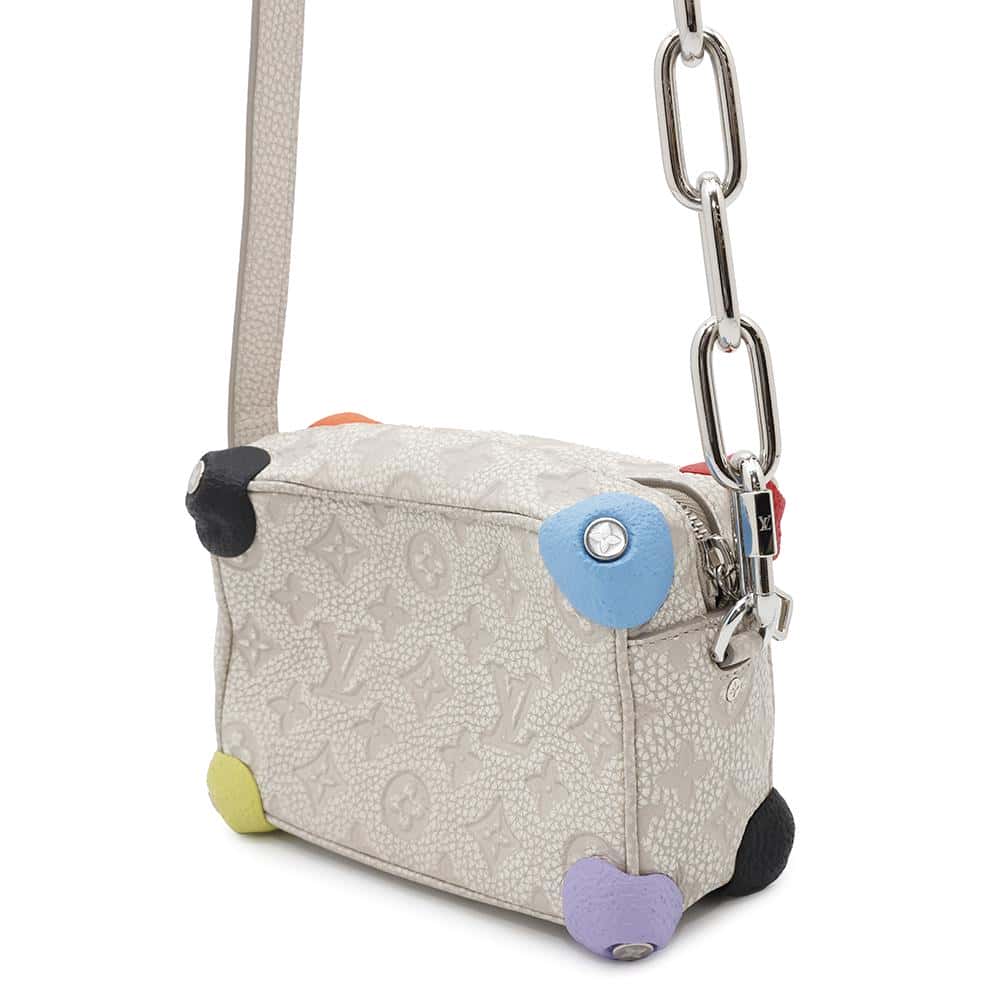 LOUIS VUITTON Climbing Mini Soft Trunk Gray/MulticolorM81606 Monogram・Taurillon