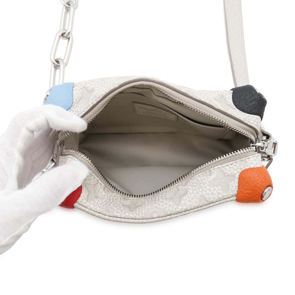 LOUIS VUITTON Climbing Mini Soft Trunk Gray/MulticolorM81606 Monogram・Taurillon