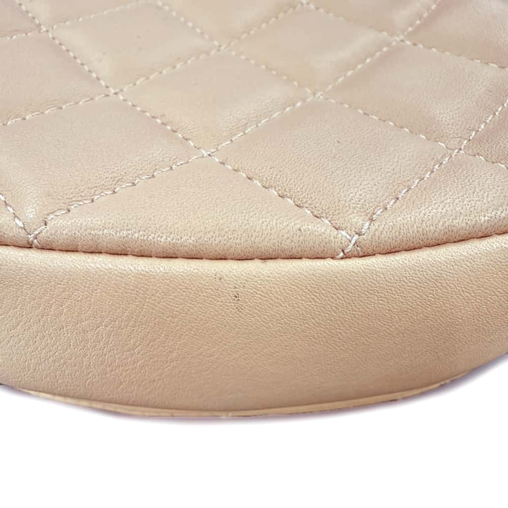 CHANEL Matelasse Mini Chain Shoulder Bag PinkAP2344 Lambskin