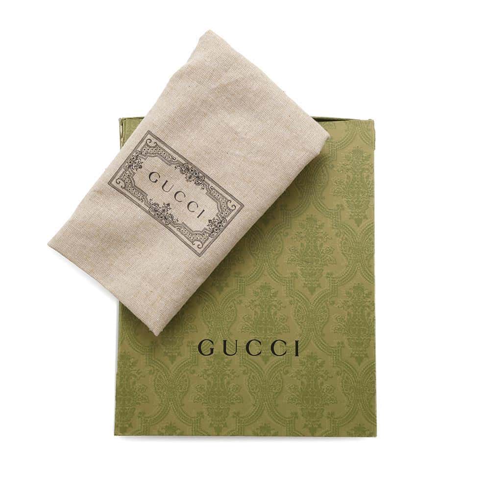GUCCI Ophidia small belt bag Gray/Black752597 GG SupremeCanvas Leather