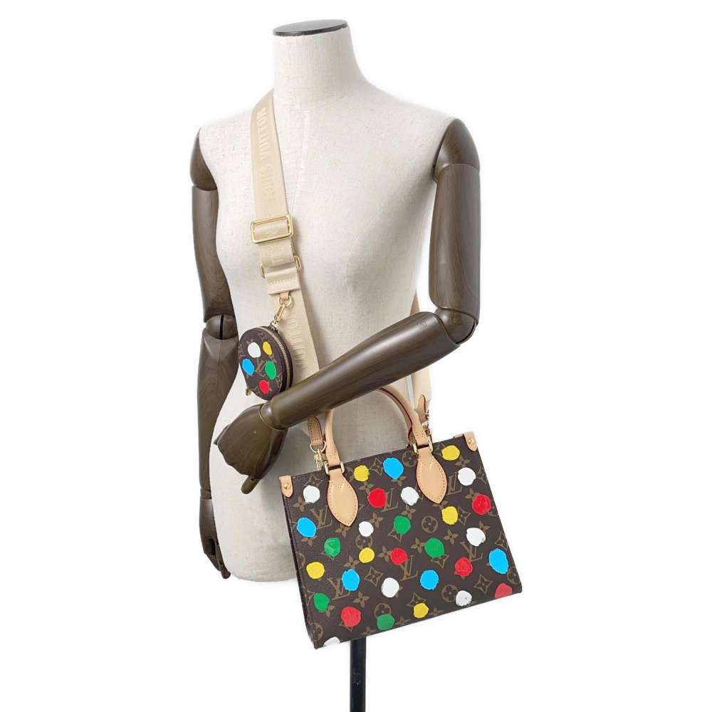 LOUIS VUITTON LVxYK Onthego RedM46380 Monogram Size PM