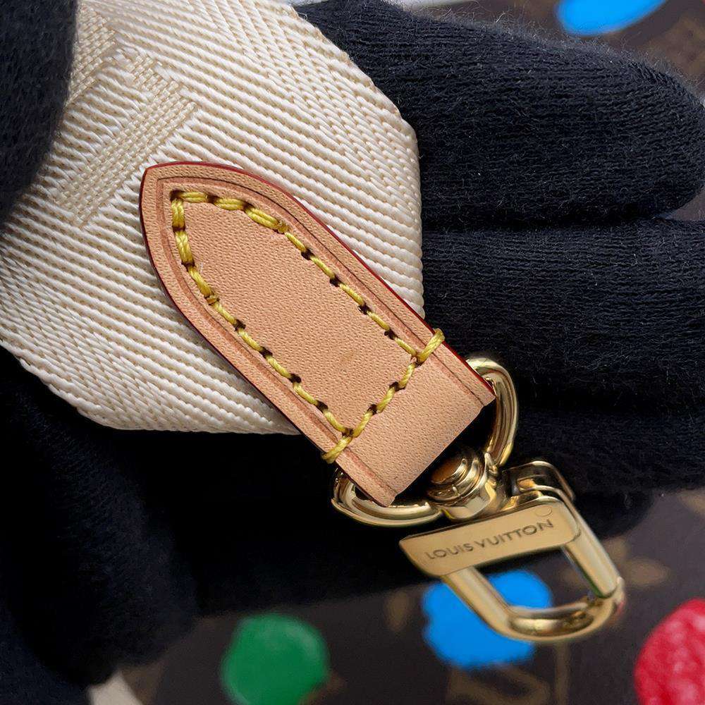 LOUIS VUITTON LVxYK Onthego RedM46380 Monogram Size PM
