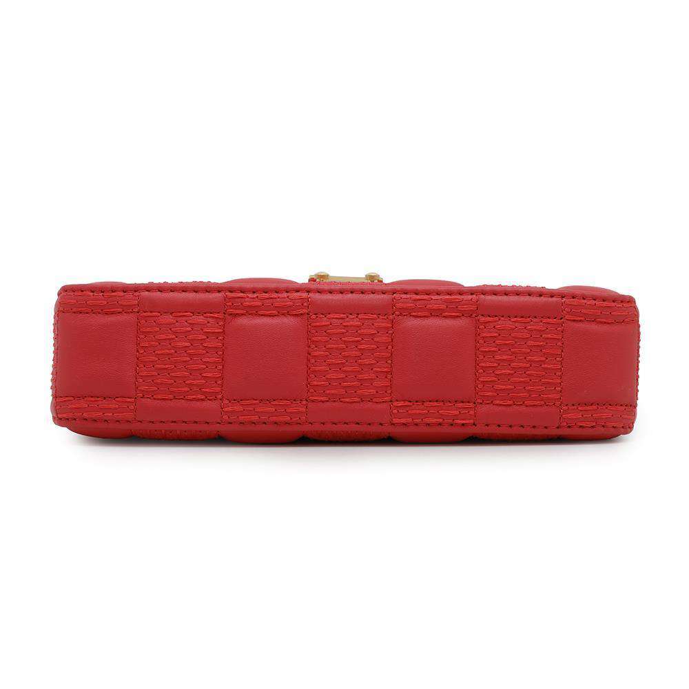 LOUIS VUITTON Pochette・Troka RoseM59049 Lambskin Damier Pattern
