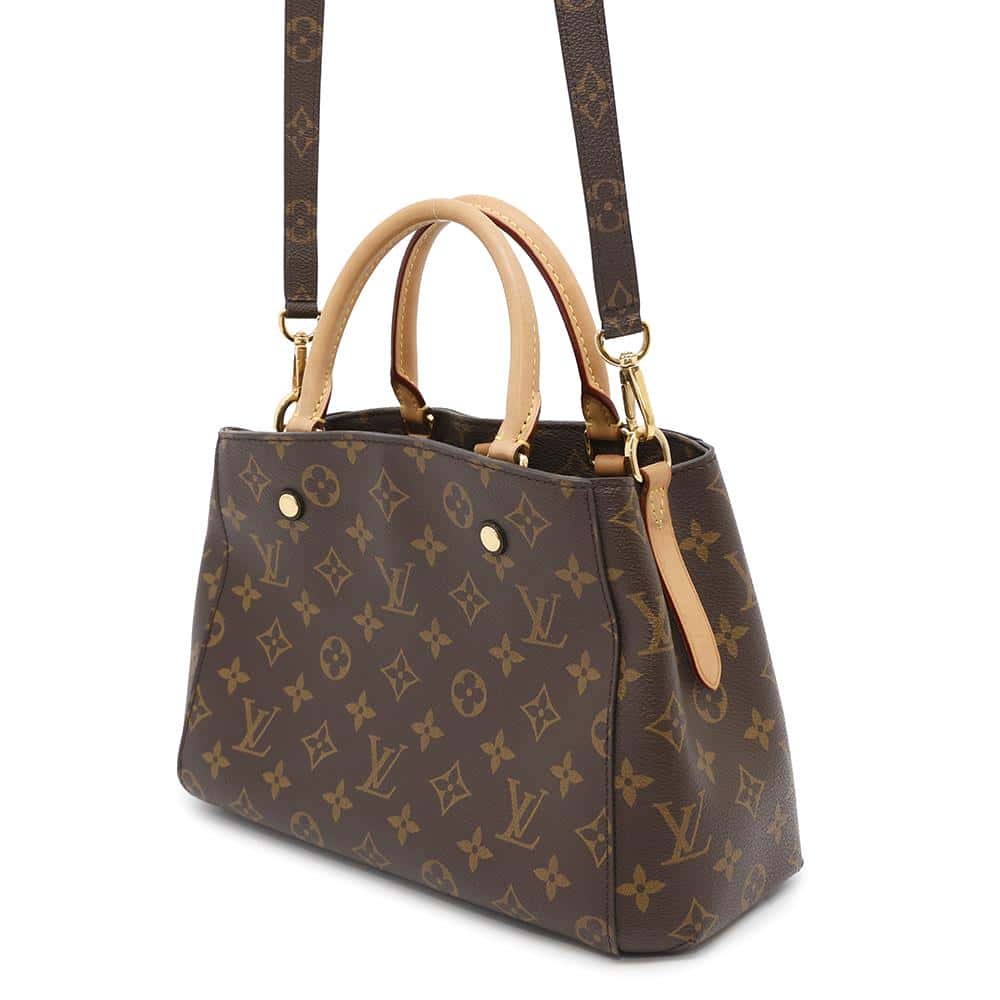LOUIS VUITTON Montaigne BordeauxM41055 Monogram Size BB