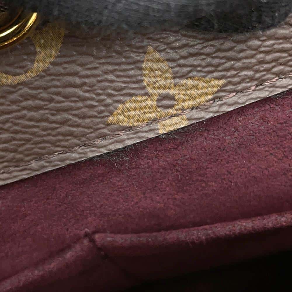 LOUIS VUITTON Montaigne BordeauxM41055 Monogram Size BB