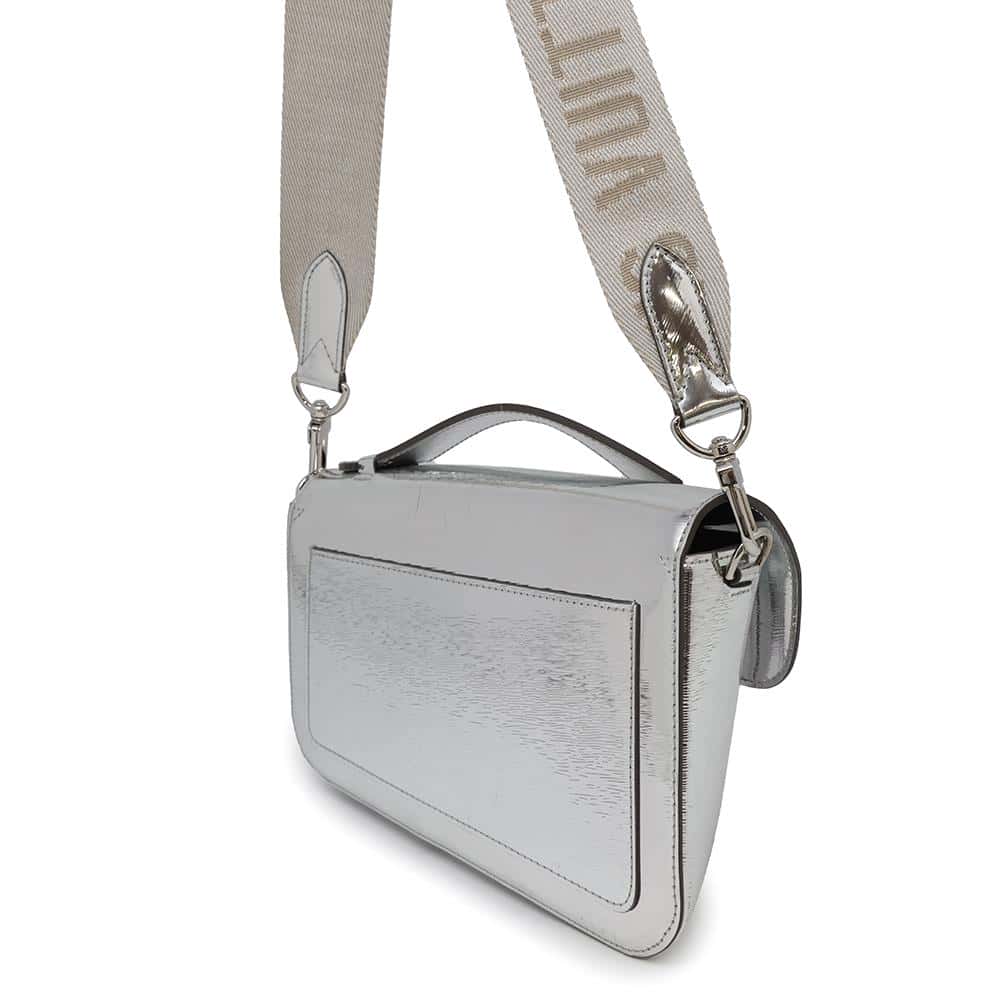 LOUIS VUITTON Monceau Distorted Shoulder Bag SilverM23103 Leather