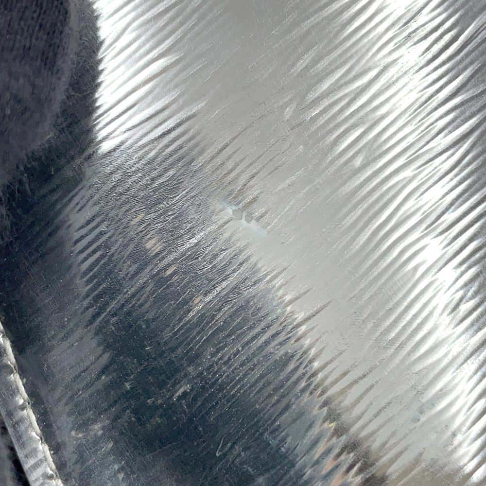LOUIS VUITTON Monceau Distorted Shoulder Bag SilverM23103 Leather