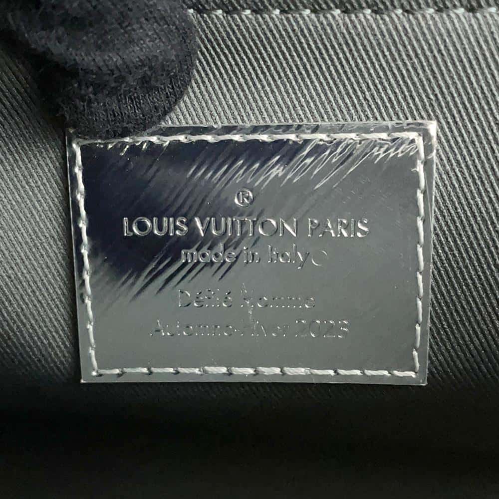 LOUIS VUITTON Monceau Distorted Shoulder Bag SilverM23103 Leather