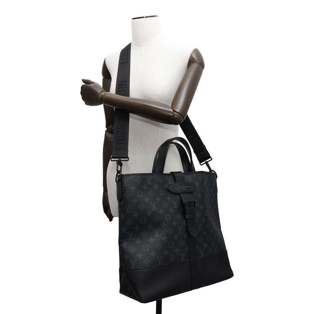 LOUIS VUITTON Saumur tote NoirM45914 Monogram Eclipse