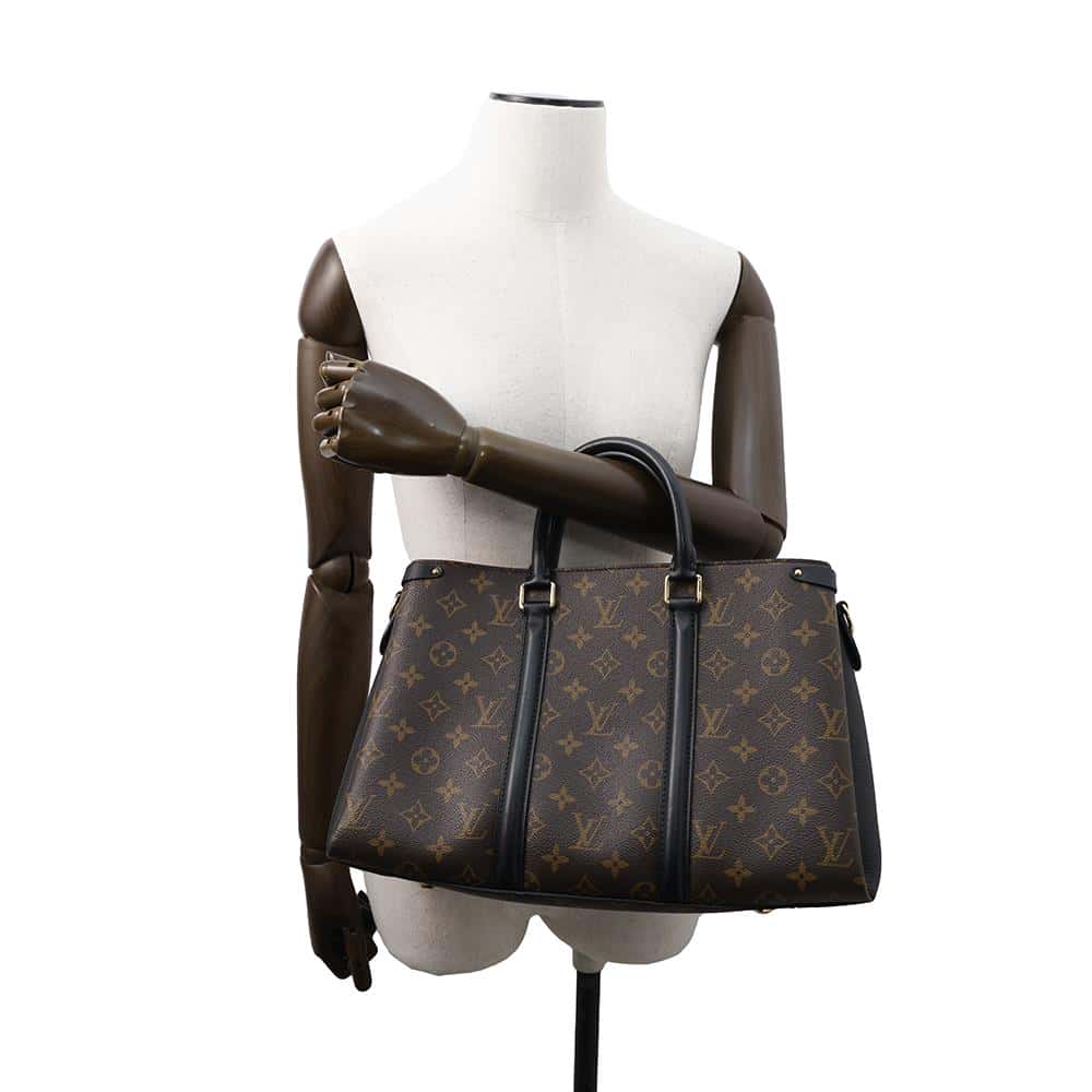LOUIS VUITTON Soufflot NV NoirM44817 Monogram Size MM