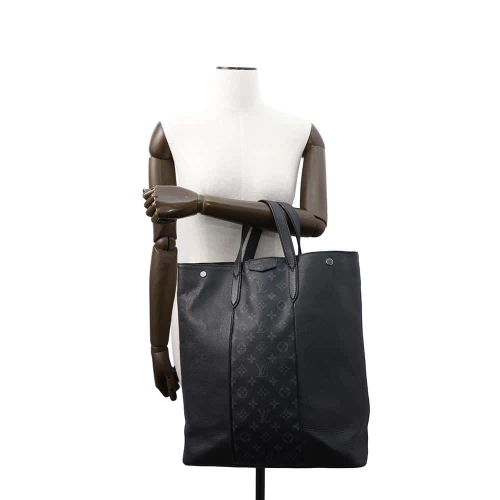 LOUIS VUITTON City tote NoirM30431 Monogram Eclipse Taiga Leather