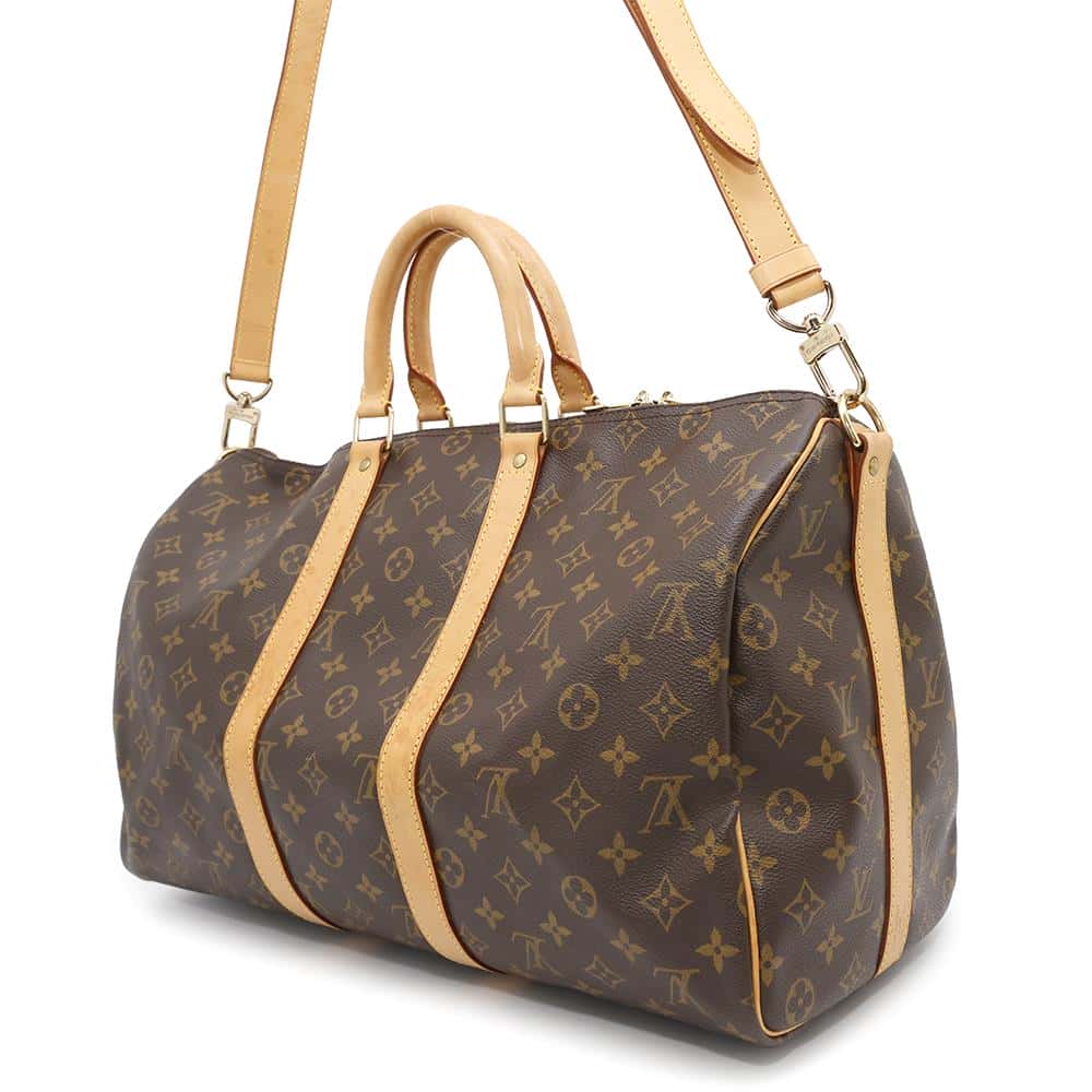 LOUIS VUITTON Keepall Bandouliere BrownM41418 Monogram Size 45