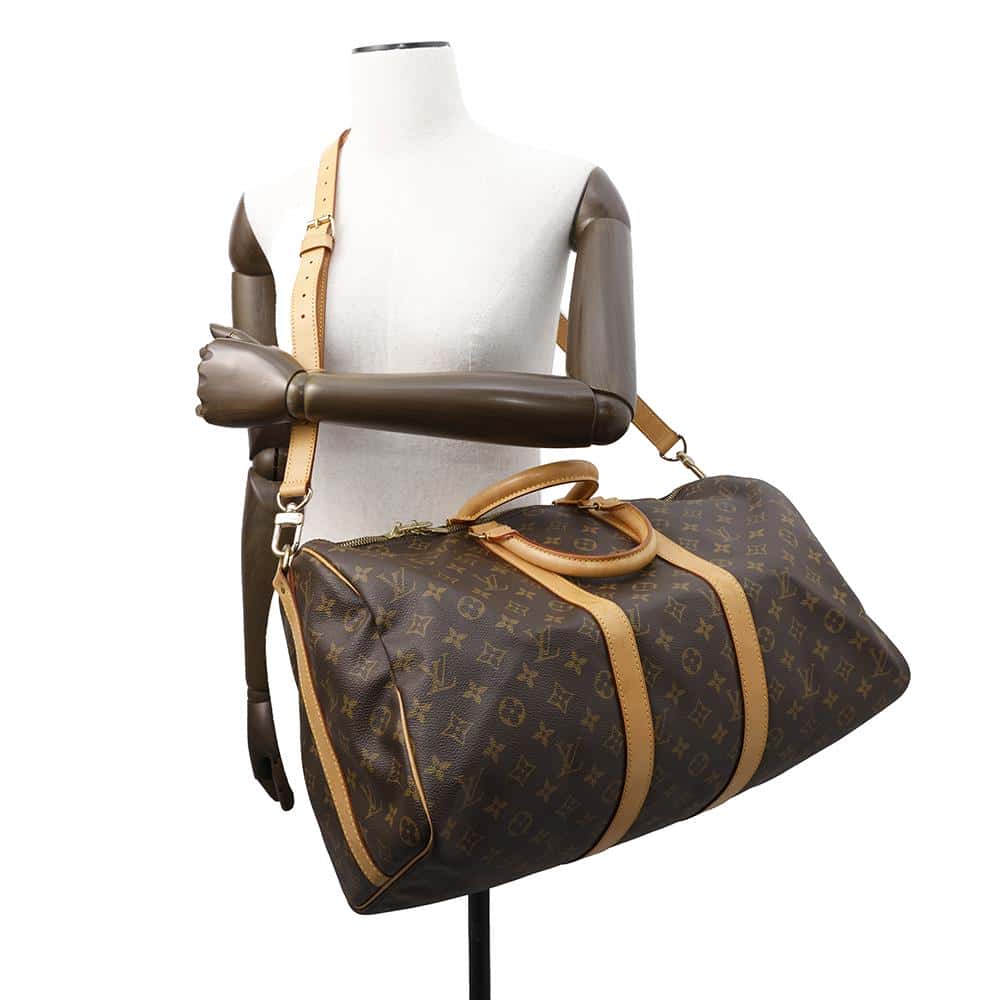 LOUIS VUITTON Keepall Bandouliere BrownM41418 Monogram Size 45