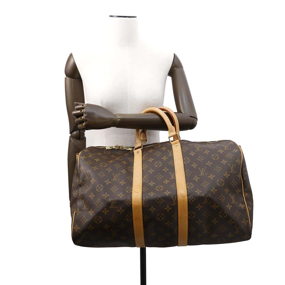 LOUIS VUITTON Keepall Bandouliere BrownM41418 Monogram Size 45
