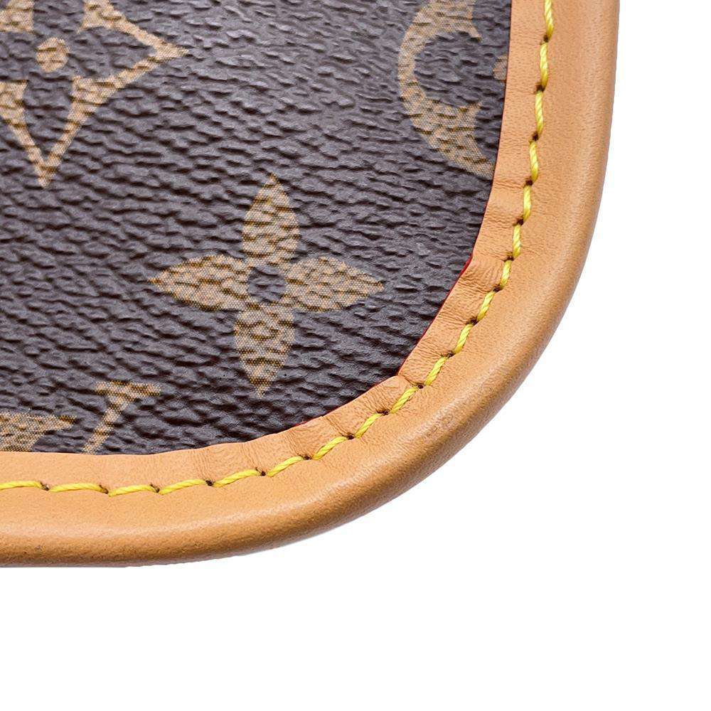 LOUIS VUITTON Diane NM BrownM46317 Monogram Shearling Size PM