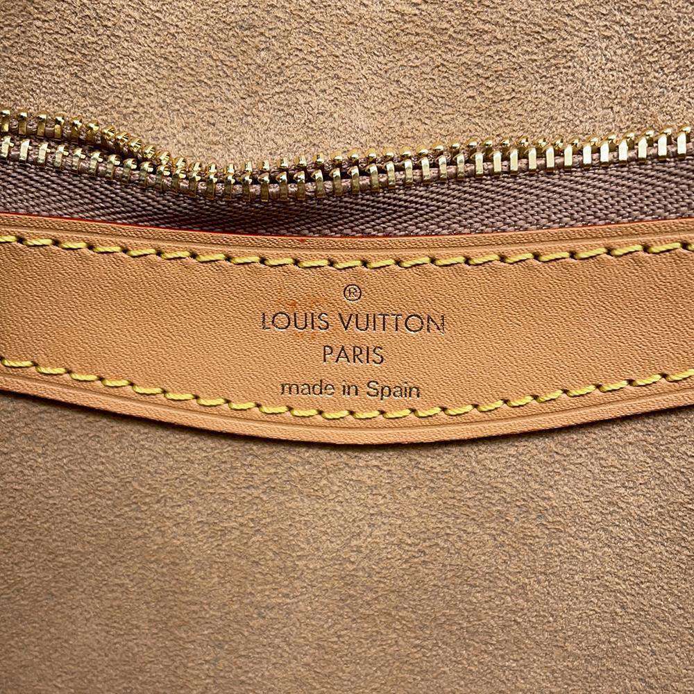 LOUIS VUITTON Diane NM BrownM46317 Monogram Shearling Size PM