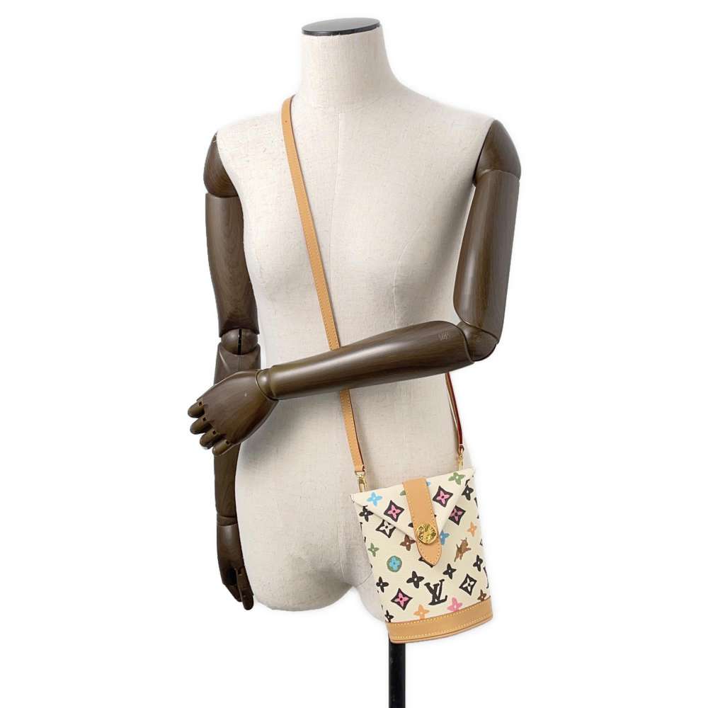 LOUIS VUITTON Envelope Pouch VanillaM83343 Monogram・Craggy