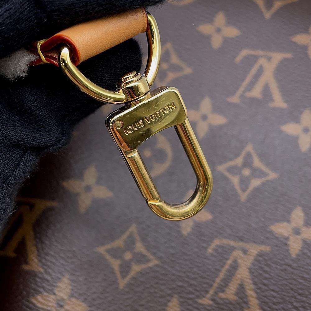 LOUIS VUITTON Neonoe BrownM46319 Monogram Shearling Size BB