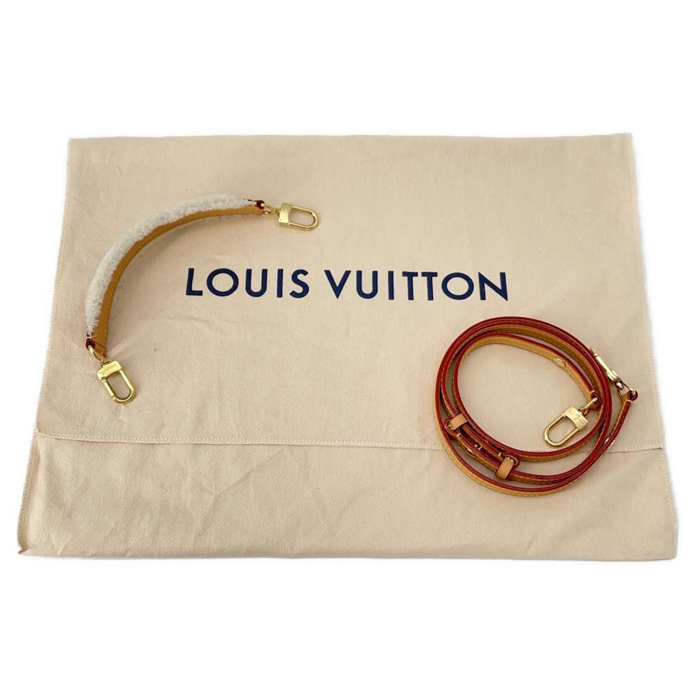 LOUIS VUITTON Neonoe BrownM46319 Monogram Shearling Size BB